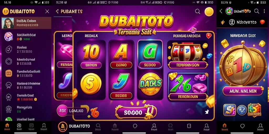 Tampilan menarik gameplay Slot DUBAITOTO yang seru.