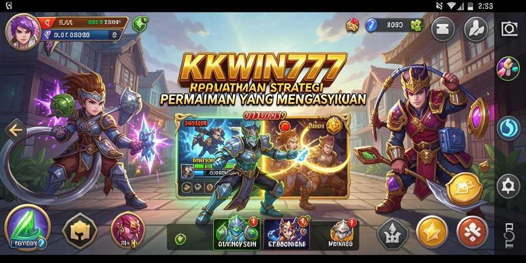 Tampilan gameplay seru di KKWIN777 dengan fitur strategi.