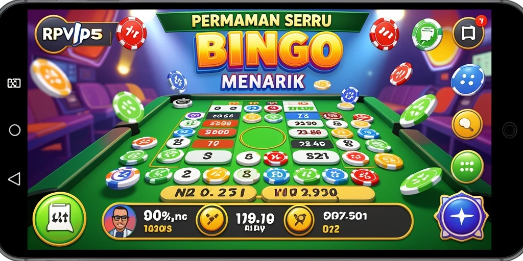 Tampilan menarik Gameplay RPVIP5 dengan suasana Bingo.