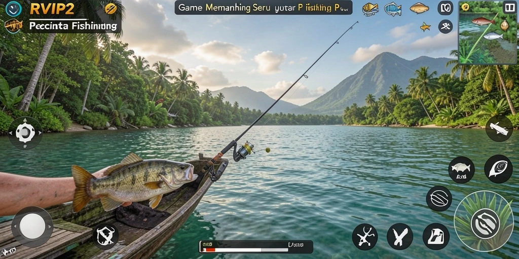 Gameplay memancing yang menakjubkan di RVIP2.